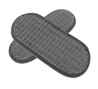 SEWACC 2 pièces Tapis Absorbant pour Mini Réfrigérateur Bac Égouttement Réutilisable Coussin Antidérapant Gris à Carreaux Lot pour Cuisine et Salle de Bain