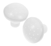 SEWACC 2 Pièces Tête de Rechange pour Arrosoir Buse en Plastique Pe, Interface Filetée Large 29mm, Distribution Uniforme D'eau, Résistante au Colmatage pour Usage Jardin Extérieur