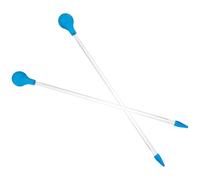 SEWACC 2 pièces Tube Alimentation Corail Silicone Souple Distributeur Pratique pour Aquarium Alimentation Sûre Fuite Ventouse à Forte Adhérence Accessoire pour Récifs Coralliens