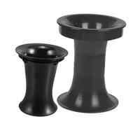 SEWACC 2 Pièces Tube de Port Bass Reflex pour Enceintes Portables Accessoires de Ventilation Noir Amélioration Qualité Sonore et des Haut Parleurs Distorsion Audio et Optimisation du Flux