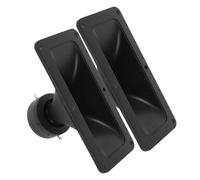 SEWACC 2 Pièces Tweeter pour Scène Rectangulaire Haut-Parleur Piézo Céramique Stable Haut-Parleur Aigu à Cornet Compact pour Système Audio Événementiel