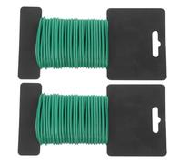 SEWACC 2 Rouleaux Attaches Flexibles Réutilisables pour Plantes Grimpantes Vertes Supports Robustes pour Jardinage et Fleurs