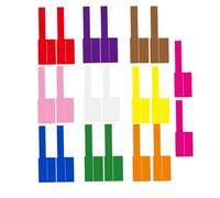SEWACC 20 feuilles Étiquettes Adhésives pour Câbles Couleurs pour Marquage Identification et Organisation de Informatiques et Réseaux Résistantes à Eau et Déchirures