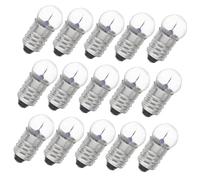 SEWACC 20 Pièces Ampoules Miniatures à Culot à Vis pour Lampe Torche Éclairage Intense Sécurisées pour Expériences Physiques Adaptées Camping et Usage Domestique