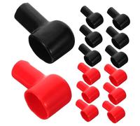 SEWACC 20 pièces Housses de Protection pour Batterie PVC Résistant Chaleur Lusure Couvre Terminals Disolant pour Borne Batterie Automobile Protection Anticourt Circuit pour Voiture