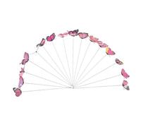 SEWACC 20 Pièces Piquets Décoratifs Artificiels pour Jardin Décoration Colorée pour Pots de Fleurs et Événements Plein Air Design Réaliste et Stable