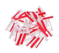 SEWACC 200pièces Supports pour Épinglettes Plastique Attaches de Badges Adhésives Porte-badge Polyvalent pour Uniformes et Événements Kit Épinglettes Facile à Utiliser