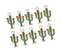SEWACC 20pièces Breloques Cactus Alliage Pour Création Bijoux Diy Pendentifs Charme Pour Collier Bracelet Et Boucles Oreilles Accessoires Décoratifs