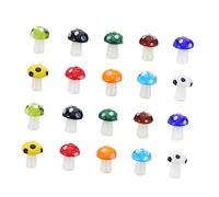 SEWACC 20pièces Pendentifs Champignons Mini Délicats pour DIY Bijoux Colliers Bracelets Pendentifs Pendants