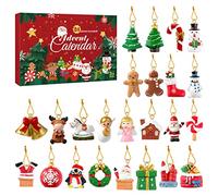 SEWACC 24 Décorations De Choix De Sapin De Noël Calendrier De L'avent 2021 Calendrier De L'avent Noel Calendrier De L'avent De Noël Décorations D'arbre De Noël Enfant Miniature Artisanat