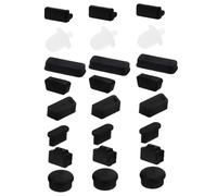 SEWACC 24 pièces Couvercle Silicone Protection Ports USB pour Ordinateur Stopper Poussière et Étanche Couleur Aléatoire Couleur Aléatoire
