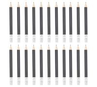 SEWACC 24 Pièces Crayon de Golf Noir en Bois avec Gomme, Écriture Fluide | Format Mini Peu Encombrant, Usage Maison et Examen, Pages de Scrapbooking, Artistes et Personnel