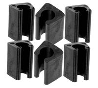SEWACC 24 pièces Lot de Patins Plastique U pour Chaise Protection Sol Antidérapante et Résistante pour Meubles et Chaises à Traîneau