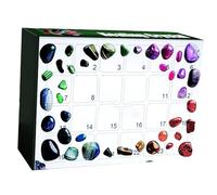 SEWACC 24 Pièces Pierres de L’Avent de Noël, Coffret, Style Assorti | Minéral, Format Compact à Glisser en Poche, Paquet ou Pochette, Décorations de Noël pour Garçon et Filles Style Aléatoire