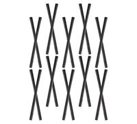 SEWACC 25 Pièces Fusain D'art, Bâtonnets de Carbone Dessin, 5-7mm, Noir, en Bois de Saule et Coton, pour Croquis et Projets de Fusain