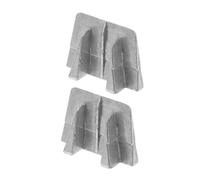 SEWACC 2pièces Cales Métalliques Aluminium pour Manche Bois Coin Résistant pour Réparation Marteau Fixation Stabilisatrice pour Outils Et Meubles