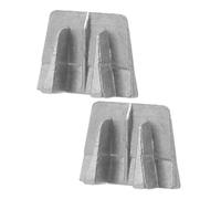 SEWACC 2pièces Cales Métalliques pour Hache Et Marteau Coin De Renfort pour Fixation De Manche Cales De Remplacement pour Outils De Jardinage