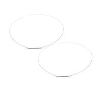 SEWACC 2pièces Joint De Porte De Lave-linge Anneau De Retenue Collier De Serrage Pour Joint De Porte Fixation Au Panneau Avant Empêche Les Fuites Eau