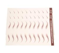 SEWACC 3 Feuilles D’Autocollants Pour Sourcils Effet Relief Imperméables Marron Tatouages Sourcils Transfert D’Eau Faux Réalistes pour Maquillage et Mise Rapide