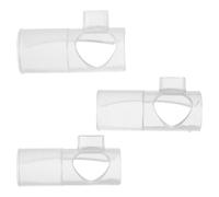SEWACC 3 Pièces Aide à Flûte en Nylon Transparent, Embouchure Portable | Alignement D’embouchure Assisté, Contrôle Précis du Ton, Trois Tailles, pour Piccolos et Flûtes en Gammes Variées