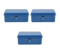 SEWACC 3 Pièces Boîte à Outils Vintage Organisateur Multifonctionnel pour Outils de Maison Rangement Pratique et Durable pour Réparations Terrain Style Élégant et