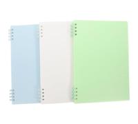 SEWACC 3 Pièces Cahiers Horizontaux Couleurs Pastel pour Étudiants Bloc Notes Pratique et Polyvalent pour Planification et Mémo