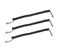 SEWACC 3 pièces Cordon Téléphone Spirale Câble Téléphonique Flexible pour Combiné de Téléphone Fixe Cordon Téléphonique sans Bruit Installation Facile