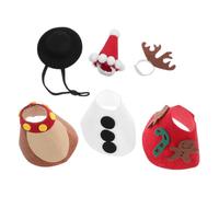 SEWACC 3 Pièces Décor de Noël Figurine Oie en Feutre 7 Pouces pour Table | Montage Facile, Design Stable et Léger, Couleurs Vives Résistantes à Décoloration