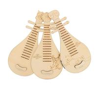 SEWACC 3 pièces Kit Musical Luth Style Chinois DIY pour Garçon Fille Éducatif et Créatif Instrument de Musique Parent Garçon Fille avec Motifs à Peindre Performance Unique