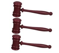 SEWACC 3 Pièces Marteau de Juge pour Halloween Accessoire de Costume Plastique pour Cosplay Fête Thématique Avocat Performances Scène