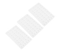 SEWACC 3 Pièces Miniature Brick Silicone Mold For Diy Table Accurate Wall Brick Models For Dollhouse Educational Creative Architectural Crafting