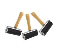 SEWACC 3 pièces Outil Brayer Roller pour Estampage et Peinture à Encre de Gravure Professionnel pour Répartition Uniforme Encre et Peinture Surface Lisse pour Loisirs Créatifs