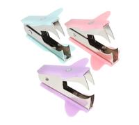 SEWACC 3 Pièces Outil Dégrafeur Mini Couleurs Macaron Extracteur Agrafes Pratique pour École Bureau et Maison
