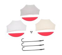 SEWACC 3 pièces Plateforme de Saut pour Petit Hamster Plastique Sensoriel et Décoratif Forme de Parapluie Favorise Exercice et Enrichissement des Animaux de Compagnie