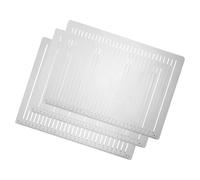 SEWACC 3 Pièces Règles de Lettrage Multifonctions Pochoirs de Lignes pour Dessin Calligraphie et Préparation Aux Examens Modèles Compacts pour Étudiants et Usage Universitaire