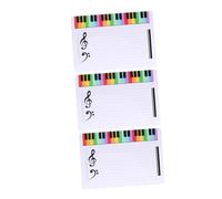 SEWACC 3 pièces Tableau Blanc Effaçable pour Notation Musicale Tableau Portable Plastique pour Enseignement Pratique et de Notes pour École et Maison