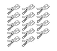 SEWACC 30 pièces Clips Acier Inoxydable Multi-usages pour Bâche Piscine Hivernage Pinces Solides Antivents pour Couverture de Piscine et Fixation de Vêtements