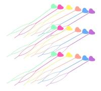 SEWACC 30 Pièces D’outils pour Tressage de Cheveux en Plastique Coloré, Accessoires Chignons et Queues de Cheval, Kit Multifonction pour Coiffure Garçon et Filles, Usage Quotidien et