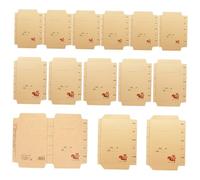 SEWACC 30 pièces Protège Papier Kraft Housse Décorative Résistante pour Manuels Scolaires Adaptées Aux Cahiers et Protège Cahiers Pratique pour École