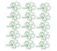 SEWACC 30 Pièces Trombones Forme de Quatre de Clips Décoratifs Aesthétiques pour Bureau Marque Pages Notes et Photos Accessoires Multifonctionnels pour et Rangement