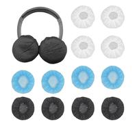 SEWACC 300 Coussinets D'oreillette de Rechange en Tissu Non Tissé pour Casque Audio, Idéaux pour La Salle de Sport, L'entraînement, La Course Et Les Jeux Vidéo (10 à 12 Cm).