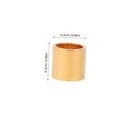 SEWACC 300 pièces Perles à Écraser Compactes pour Fabrication de Bijoux Accessoires DIY avec Lisse pour Bracelets et Colliers Délicats