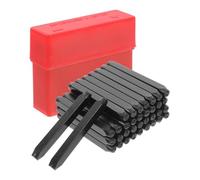 SEWACC 36 Pièces Kit de Poinçons pour Estampage de Lettres et Chiffres Ensemble de Poinçons et pour Artistiques et Diy sur Plastique et Cuir