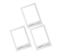 SEWACC 3pièces Cadre Photo Pour Fête Anniversaire Lot De Accessoires Pour Photomaton Papier Cadre Photo Portable Pour Fête Anniversaire