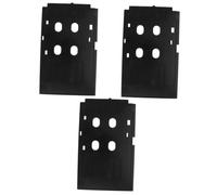 SEWACC 3pièces PVC Card Printer Tray Support Impression Pratique pour Cartes Identité Réutilisable Et Adapté Plupart des Imprimantes pour Bureau Et École