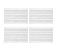 SEWACC 4 Bandes Adhésives Transparentes Double Face sans Découpe pour Nail Art, Ruban Adhésif Décoratif sans Trace pour Présentoirs à Faux Ongles, Accessoire Manucure