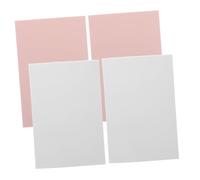 SEWACC 4 Pièces Bloc de Sculpture Caoutchouc Kit de Linogravure DIY avec Blocs de Tampon Caoutchouc pour Projets Artisanaux Rose Blanc