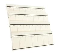 SEWACC 4 pièces Bloc Notes Planning Hebdomadaire Cahier Détachable pour Étudiants et Bureau Organiseur Pratique pour Objectifs Quotidiens et des Tâches