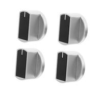 SEWACC 4 Pièces Bouton de Cuisinière à Gaz Métal Bouton de Brûleur de Rechange Marche Arrêt