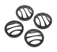 SEWACC 4 Pièces Cache de Protection pour Haut-Parleur de Voiture 2 Pouces en Plastique Noir, Grille Anti-poussière Robuste pour Tweeter Audio Automobile